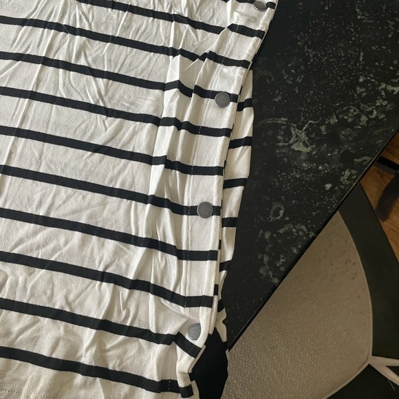 John John brand new black and white cotton top - Picture 6 of 11